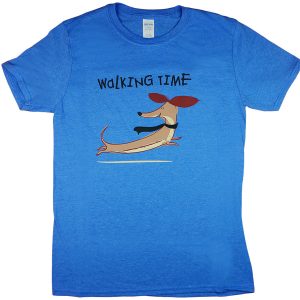 "Walking time" tacskós rövid ujjú férfi póló