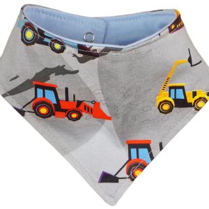 Traktor mintás babasál- nyálkendő