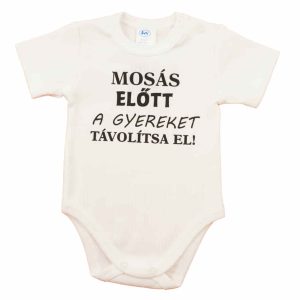 Rövid ujjú bébi kombidressz