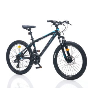 Corelli Felix 2.2 24 MTB gyerek könnyűvázas kerékpár Fekete-Kék