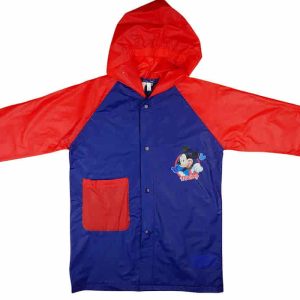 Kapucnis kisfiú esőkabát Mickey egér mintával
