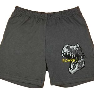 Fiú pamut rövidnadrág dinoszauruszos mintával
