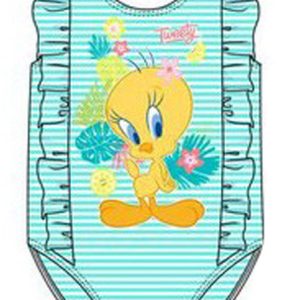 Bolondos dallamok Tweety Blue baba fürdőruha, úszó 24 hó