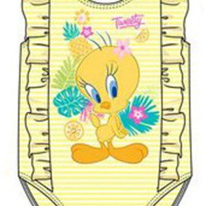 Bolondos dallamok Tweety baba fürdőruha, úszó 18 hó
