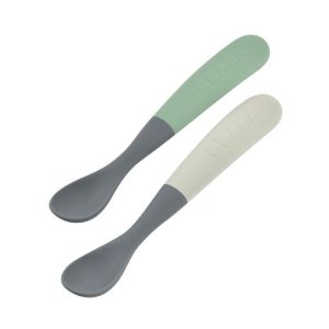 Béaba szilikon kanál szett – 2 db, Mineral