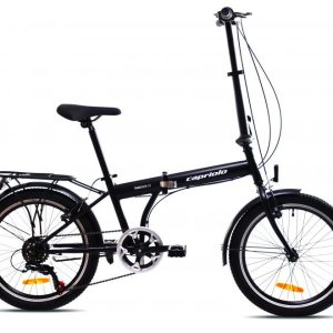 Capriolo Travel 6 sebességes 20" camping kerékpár fekete