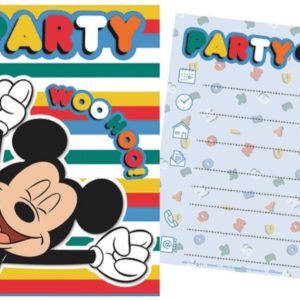 Disney Mickey Woohoo party meghívó