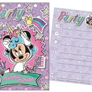Disney Minnie Unicorn party meghívó
