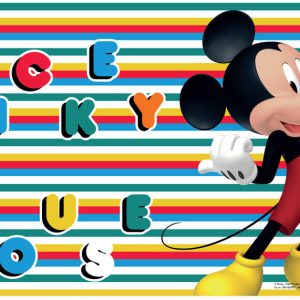 Disney Mickey Stripy tányéralátét 43x28 cm
