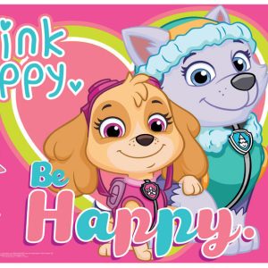Mancs Őrjárat Think Happy tányéralátét 43x28 cm