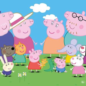 Peppa malac Spend time Together tányéralátét 43x28 cm