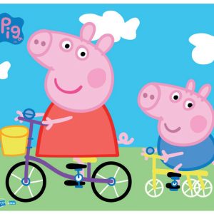 Peppa malac Bicycle tányéralátét 43x28 cm