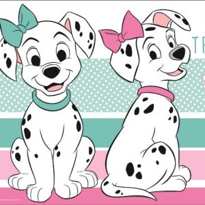 Disney 101 Siblings Kiskutya tányéralátét 43x28 cm