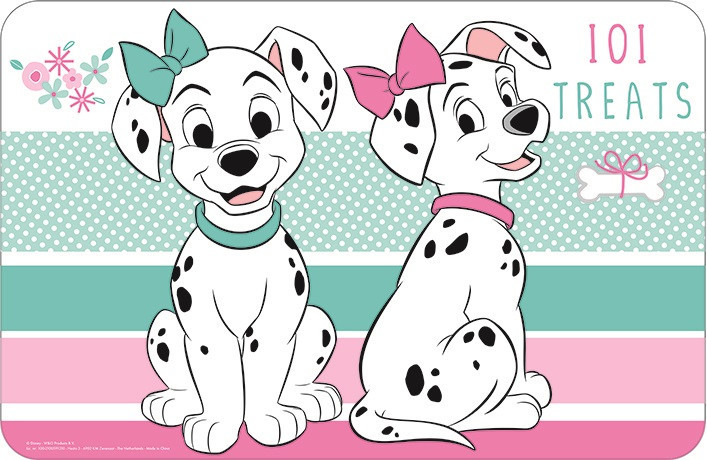 Disney 101 Siblings Kiskutya tányéralátét 43x28 cm