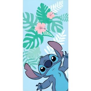 Disney Lilo és Stitch, A csillagkutya Blue Island fürdőlepedő, strand törölköző 70x140cm (Fa