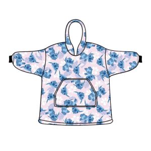 Disney Lilo és Stitch, A csillagkutya Light Rose felnőtt belebújós plüss polár takaró, poncs?