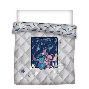 Disney Lilo és Stitch, A csillagkutya Hug steppelt ágytakaró, paplan 240x220cm