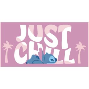 Disney Lilo és Stitch, A csillagkutya Just Chill fürdőlepedő, strand törölköző 70x140cm (Fas