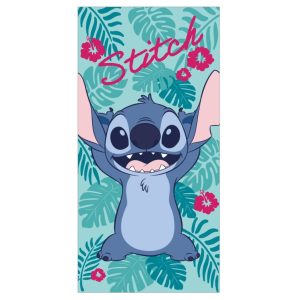 Disney Lilo és Stitch, A csillagkutya Happy fürdőlepedő, strand törölköző 70x140cm (Fast Dry