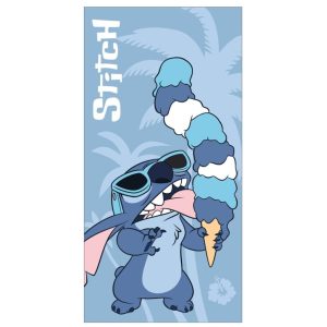 Disney Lilo és Stitch, A csillagkutya Ice Cream fürdőlepedő, strand törölköző 70x140cm (Fast