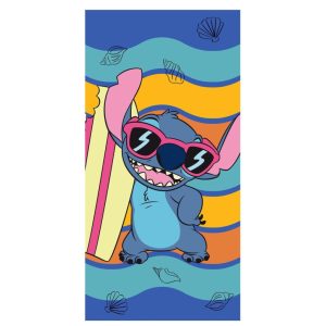 Disney Lilo és Stitch, A csillagkutya Waves fürdőlepedő, strand törölköző 70x140cm (Fast Dry