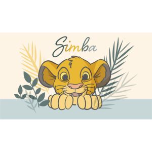 Disney Az Oroszlánkirály Simba lábtörlő, fürdőszobai kilépő 40x60 cm