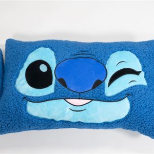 Disney Lilo és Stitch, A csillagkutya Wink formapárna, díszpárna Sherpa 75 cm