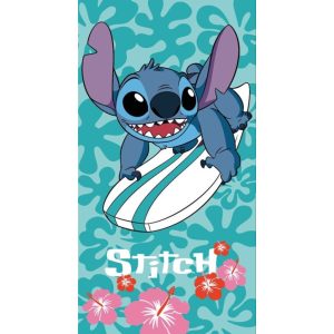 Disney Lilo és Stitch, A csillagkutya Surfing fürdőlepedő, strand törölköző 70x140cm (Fast D