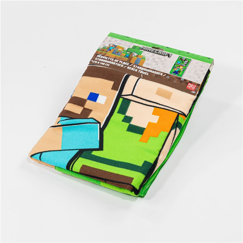 Minecraft Swordfight fürdőlepedő, strand törölköző 70x140cm (Fast Dry) - Image 2