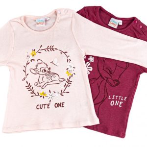 Disney Bambi Cute One baba póló, felső 2 db-os 62/68 cm