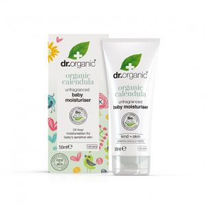 Dr. Organic Illatmentes hidratáló babakrém bio körömvirággal 50ml -