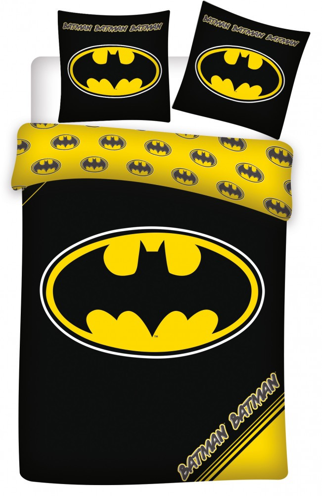 Batman Logo ágyneműhuzat 140×200cm, 70×90 cm
