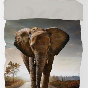 Elefánt Walk ágyneműhuzat 140×200cm, 70×90 cm