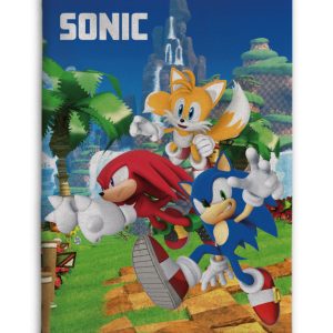 Sonic a sündisznó Speedy Dreams polár takaró 100x140cm