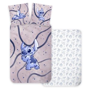 Disney Lilo és Stitch, A csillagkutya Stellar Waves gyerek, ovis ágyneműhuzat 100×135 cm, 40×60
