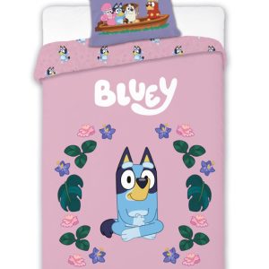 Bluey Blossom gyerek, ovis ágyneműhuzat 100×135cm, 40×60 cm
