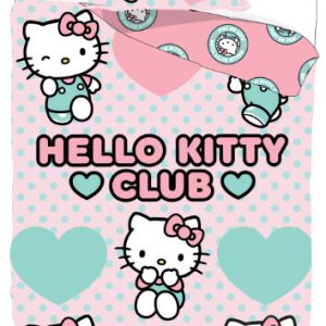 Hello Kitty Club ágyneműhuzat 140×200cm, 70×90 cm
