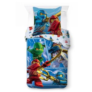 Lego Ninjago Warriors ágyneműhuzat 140×200cm, 70×90 cm