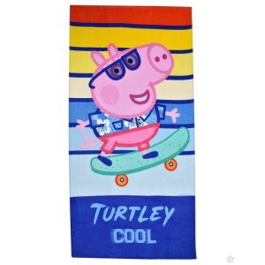 Peppa malac Turtley Cool fürdőlepedő, strand törölköző 70x140cm