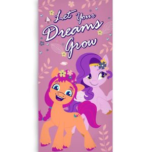 Én kicsi pónim Dreams Grow fürdőlepedő, strand törölköző 70x140cm