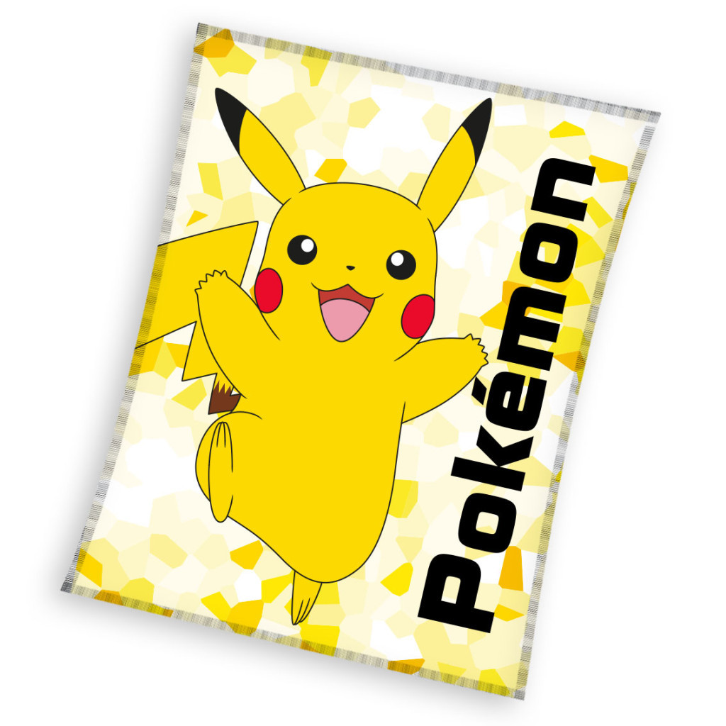 Pokémon Spark flanel polár takaró 110x140cm