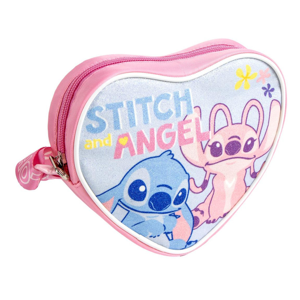 Disney Lilo és Stitch, A csillagkutya Angel csillámos oldaltáska, válltáska
