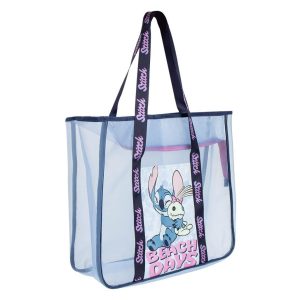 Disney Lilo és Stitch, A csillagkutya Beach Premium átlátszó strandtáska 62 cm