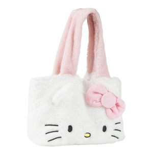 Hello Kitty White plüss shopping bag, bevásárlótáska 30 cm