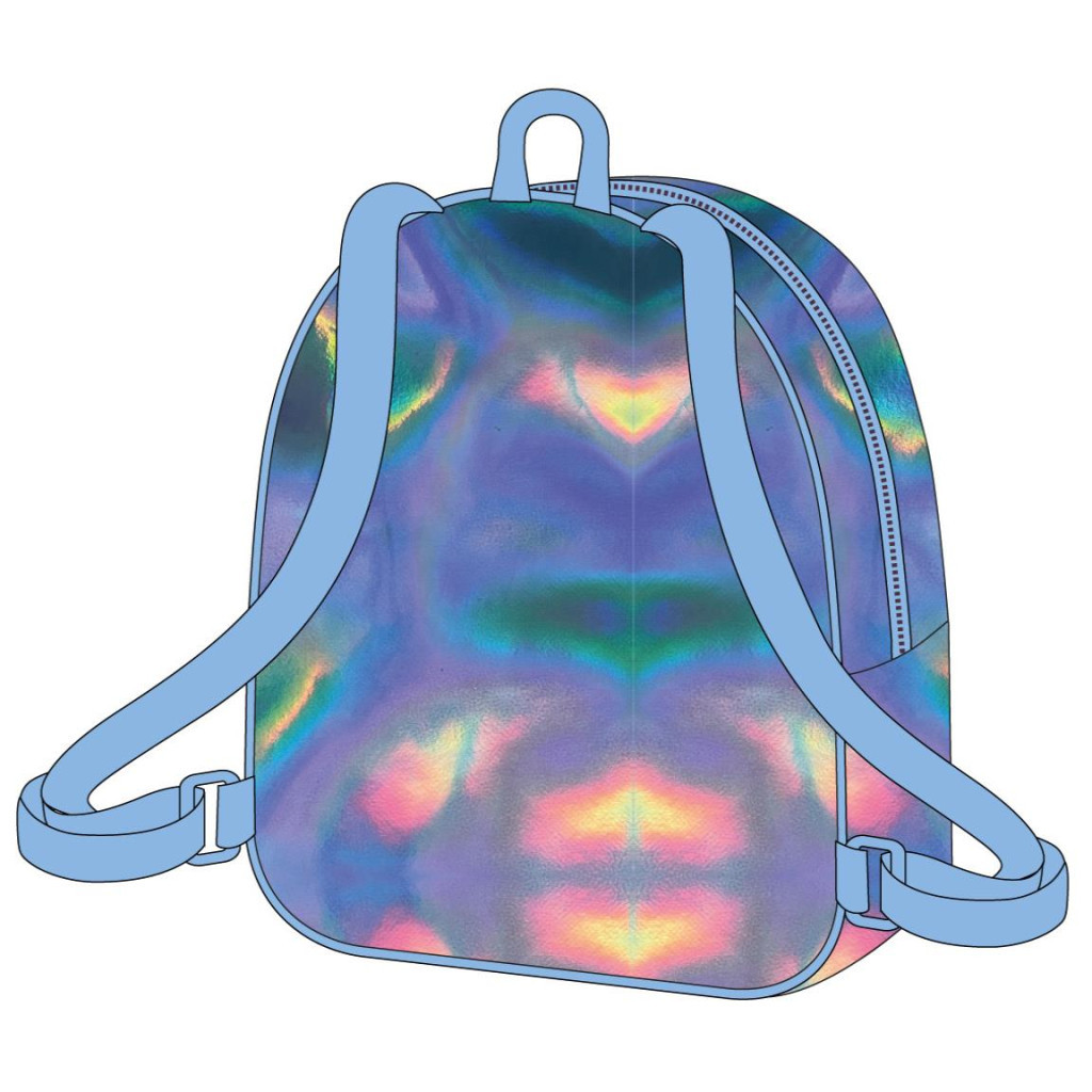 Disney Lilo és Stitch, A csillagkutya Iridiscente hologrammos hátizsák, táska 23 cm - Image 2