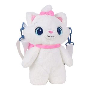 Disney Marie White plüss hátizsák, táska 28 cm