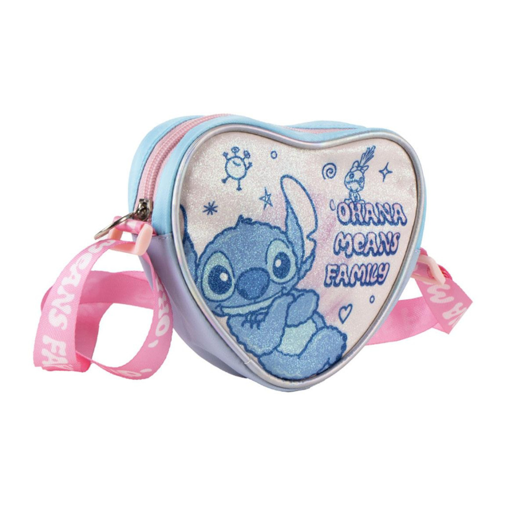 Disney Lilo és Stitch, A csillagkutya Ohana csillámos oldaltáska, válltáska
