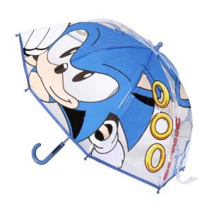 Sonic a sündisznó Ring gyerek átlátszó esernyő Ø71 cm