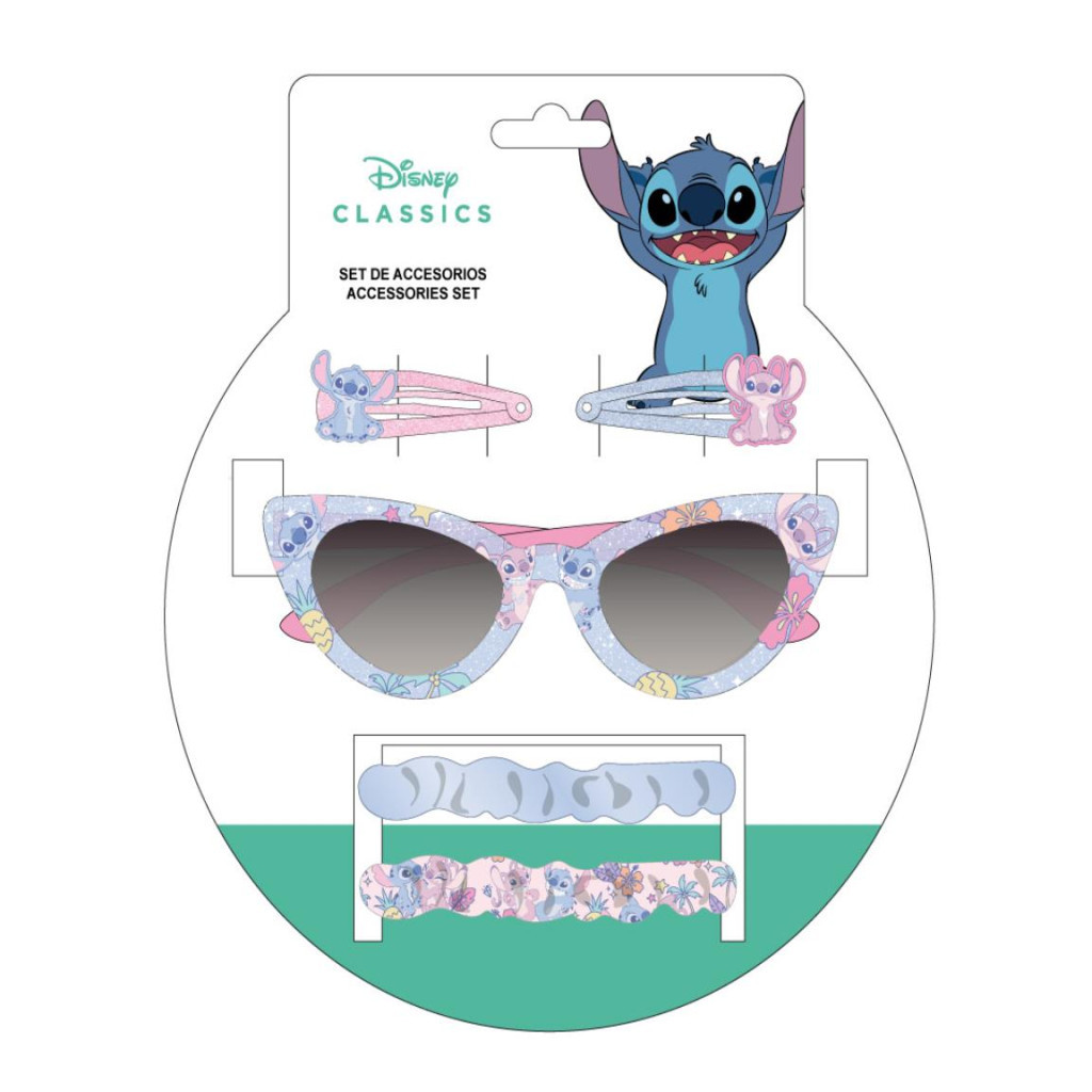Disney Lilo és Stitch, A csillagkutya Paradise napszemüveg és hajkiegészítő szett