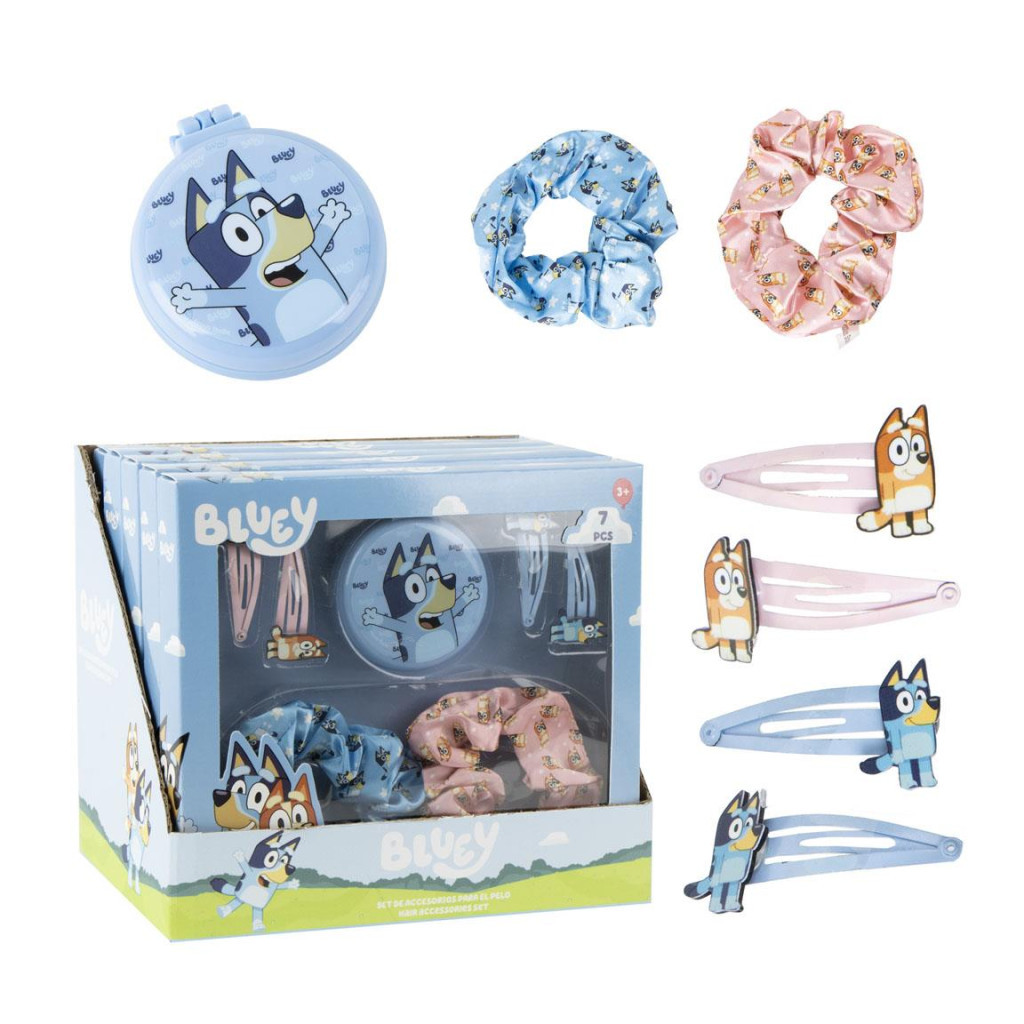 Bluey Happy hajkiegészítő szett 7 db-os